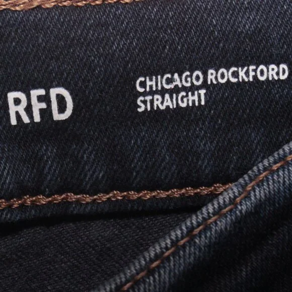 NWT Warp + Weft RFD Straight Jeans Size 28 - Picture 6 of 12